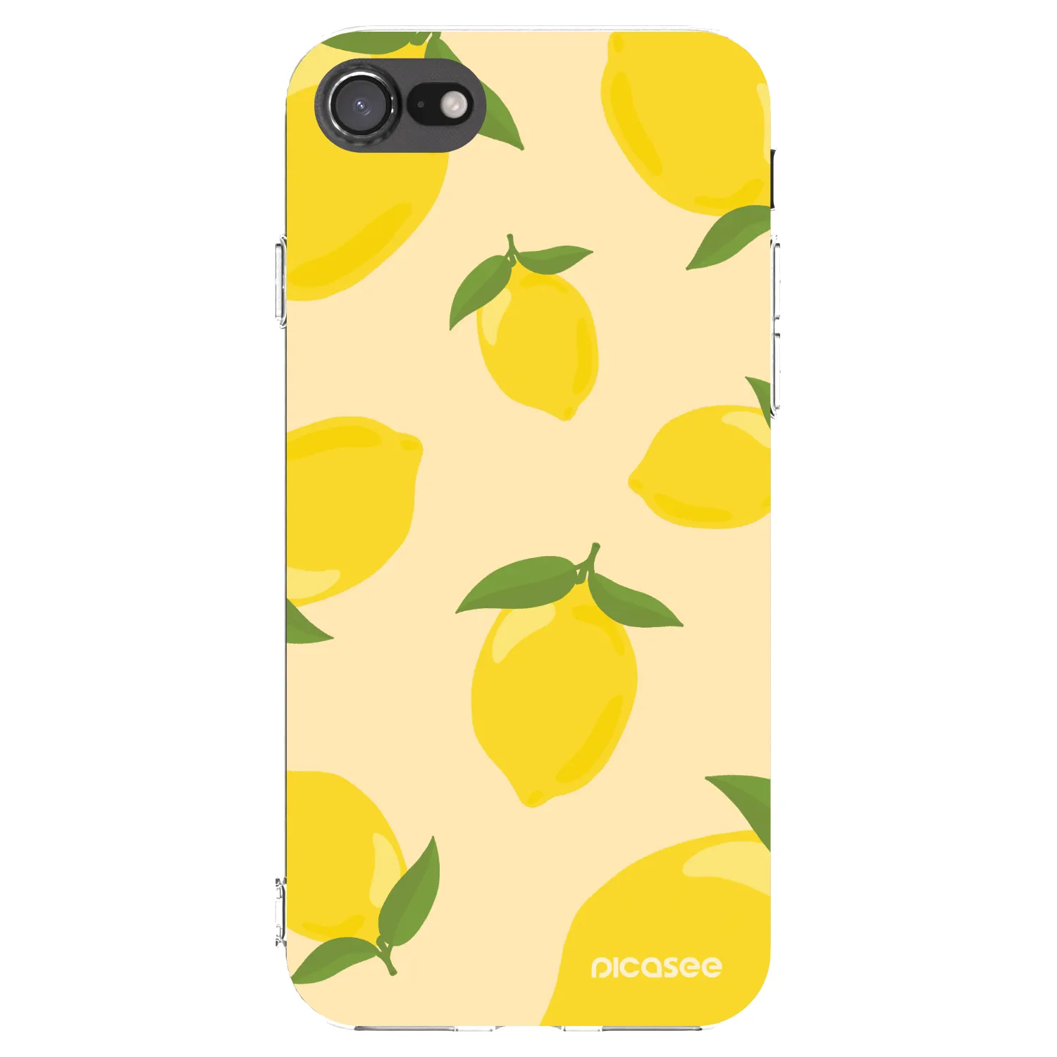 Picasee Apple iPhone 7 Hülle - Transparentes Silikon - Limoncella