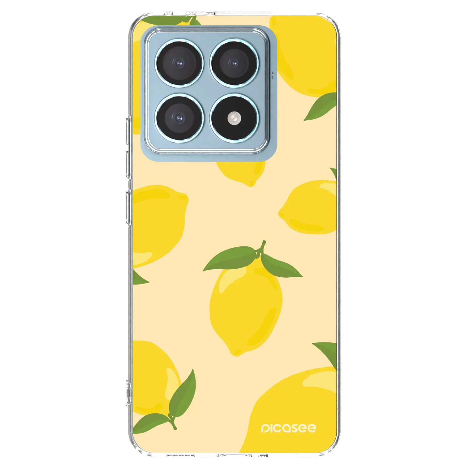Picasee Xiaomi 14T Pro Hülle - Transparentes Silikon - Limoncella