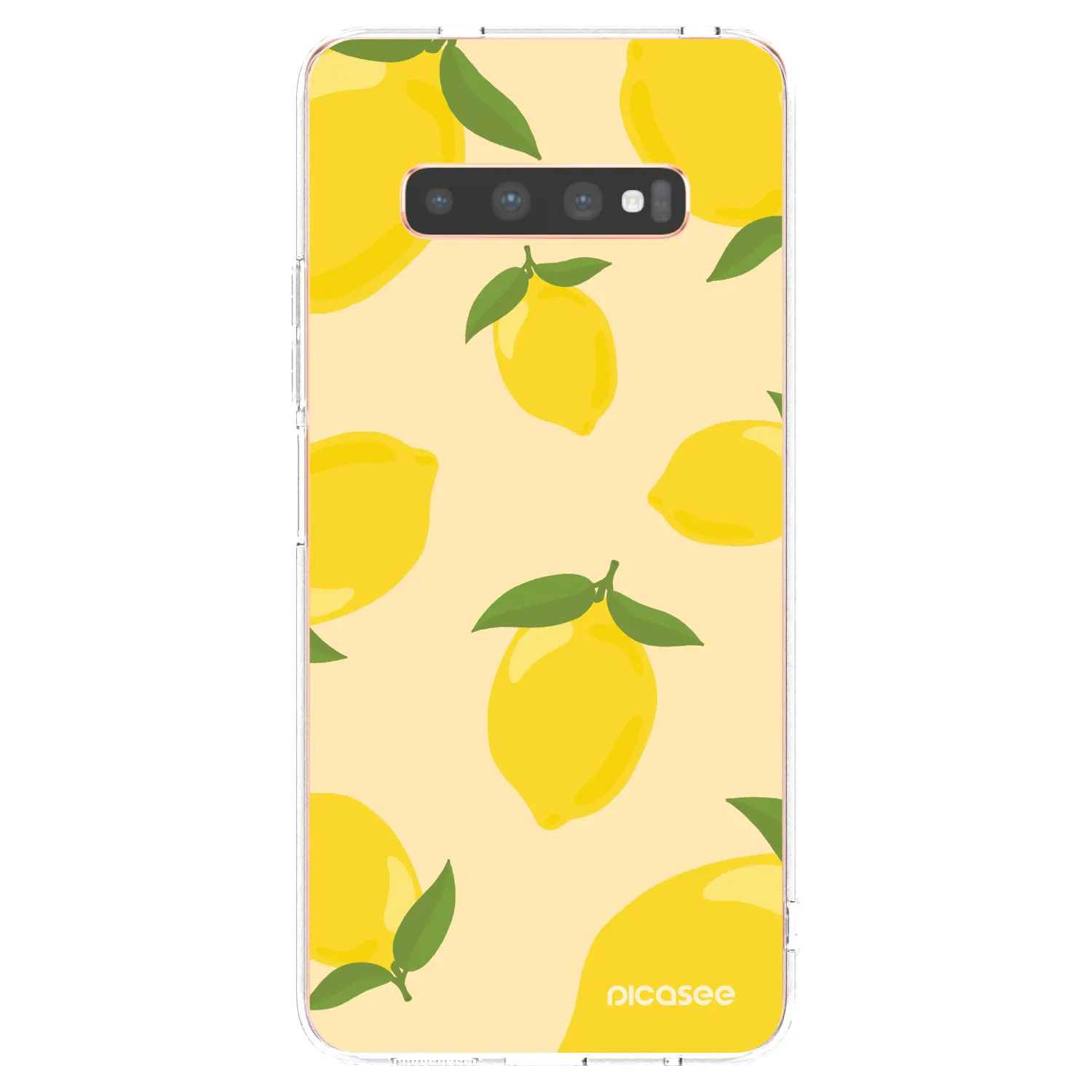 Picasee Samsung Galaxy S10 Plus G975 Hülle - Transparentes Silikon - Limoncella