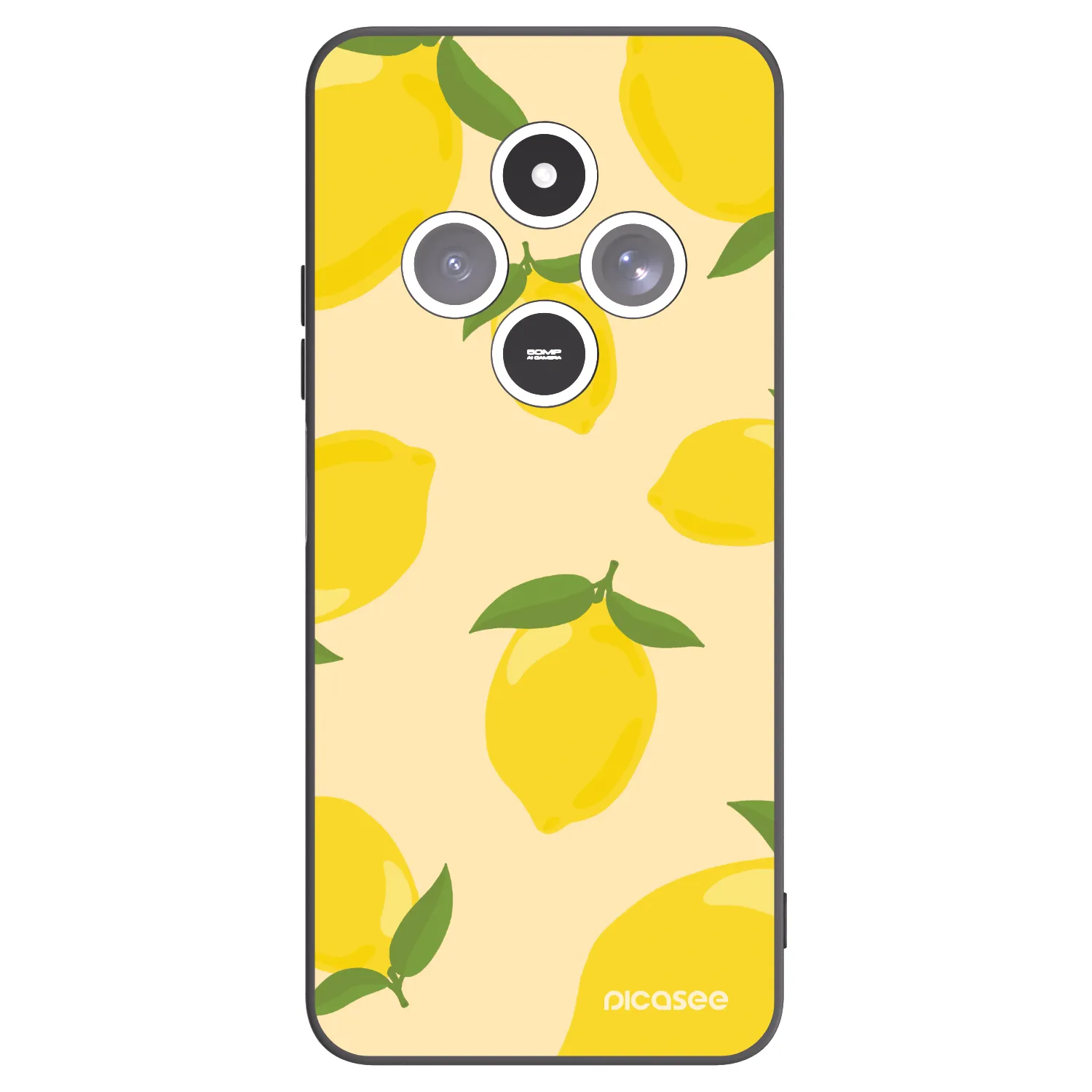 Picasee Xiaomi Redmi 14C Hülle - Schwarzes Silikon - Limoncella