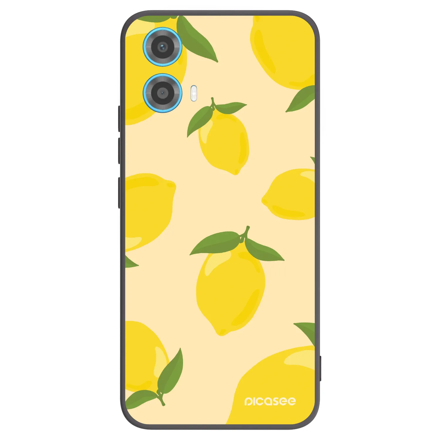 Picasee Motorola Moto G34 5G Hülle - Schwarzes Silikon - Limoncella