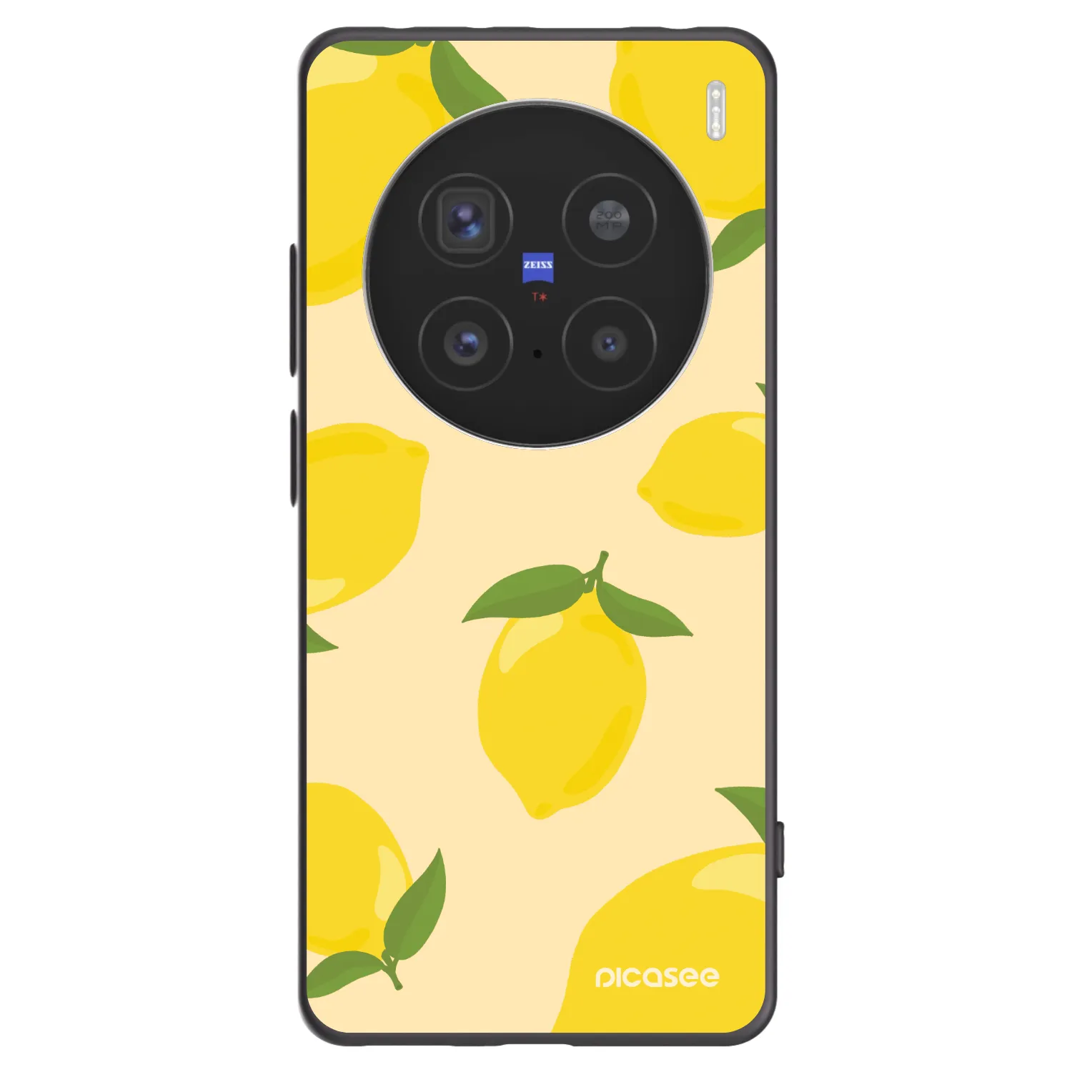 Picasee Vivo X200 Pro Hülle - Schwarzes Silikon - Limoncella