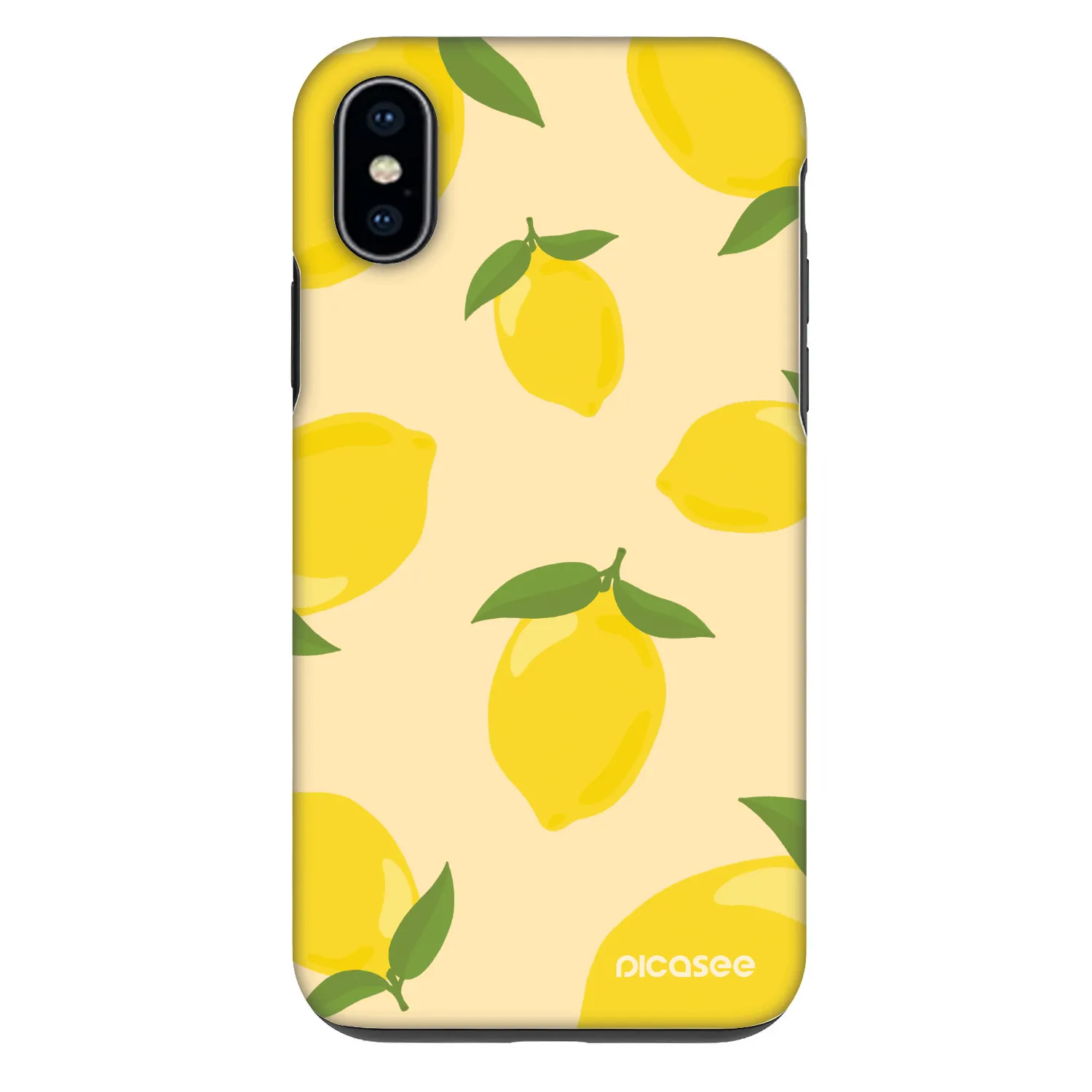 Picasee Fashion Case für Apple iPhone X/XS - Limoncella