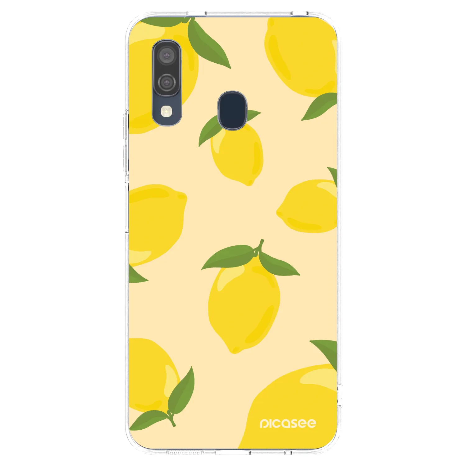 Picasee Samsung Galaxy A40 A405F Hülle - Transparentes Silikon - Limoncella