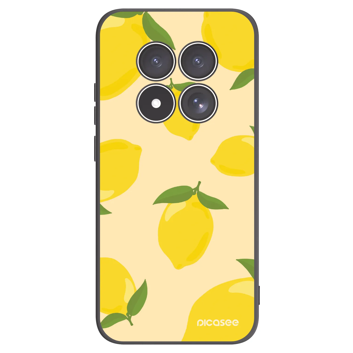 Picasee Xiaomi Redmi Note 15 Pro 4G Hülle - Schwarzes Silikon - Limoncella