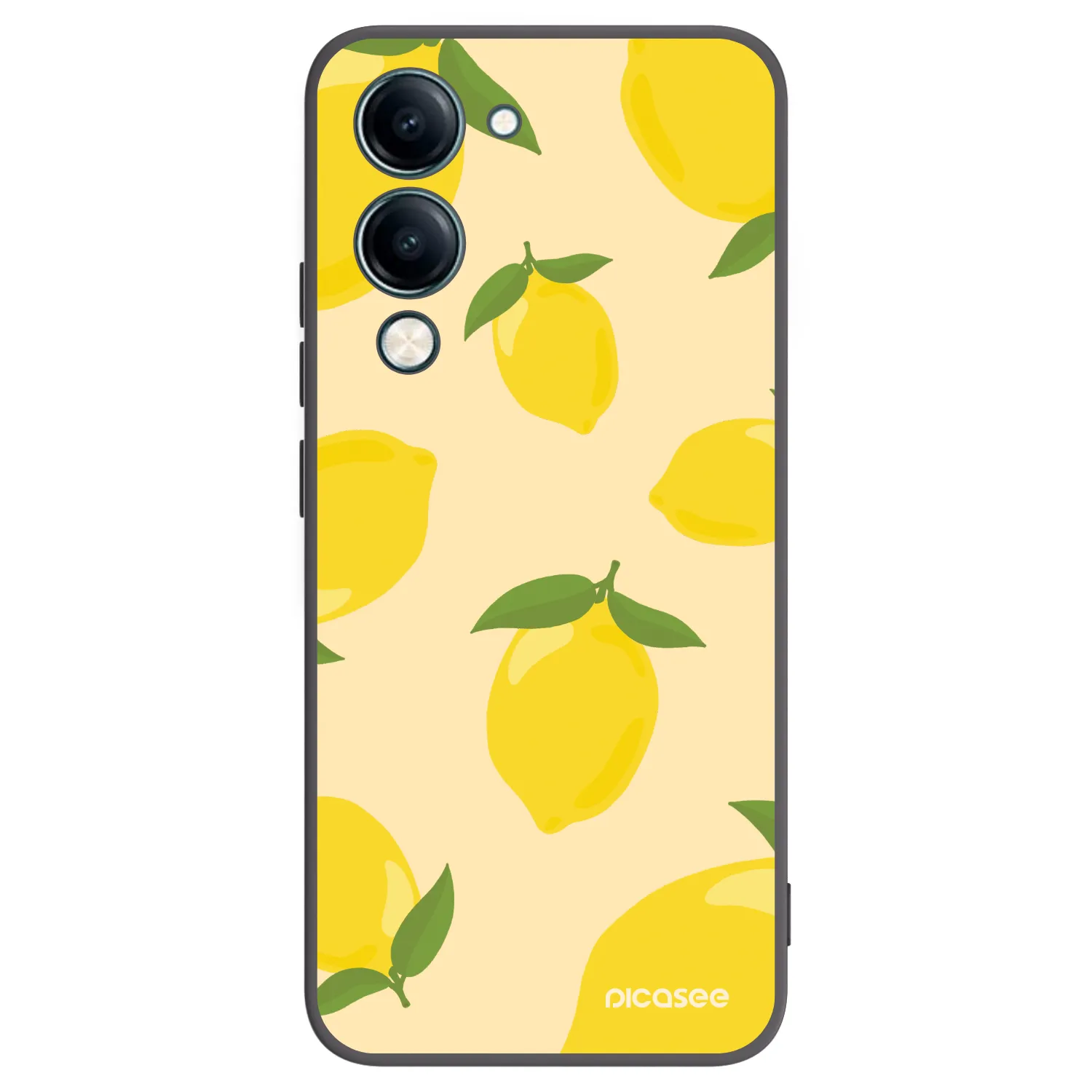 Picasee Vivo Y29s 5G Hülle - Schwarzes Silikon - Limoncella