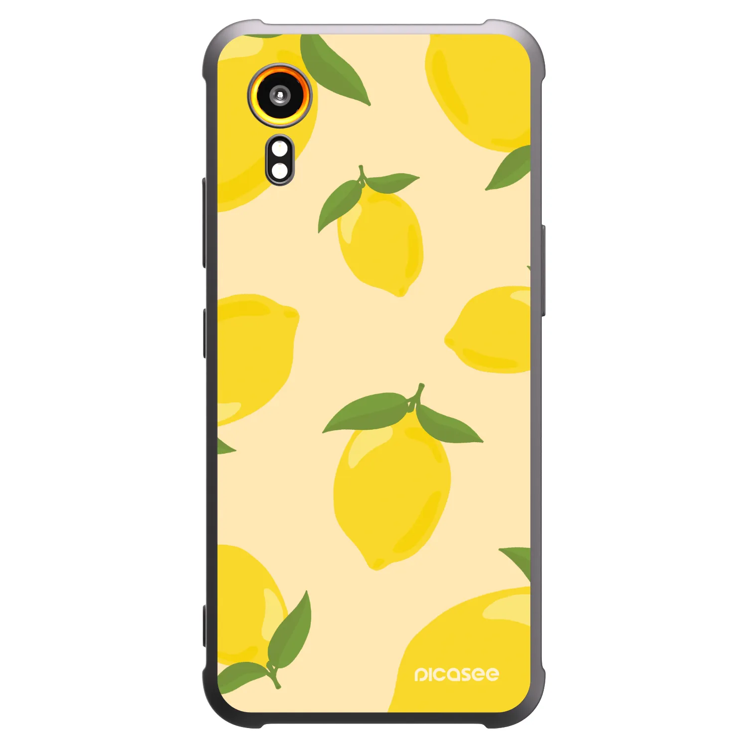 Picasee Samsung Galaxy Xcover 7 Hülle - Schwarzes Silikon - Limoncella