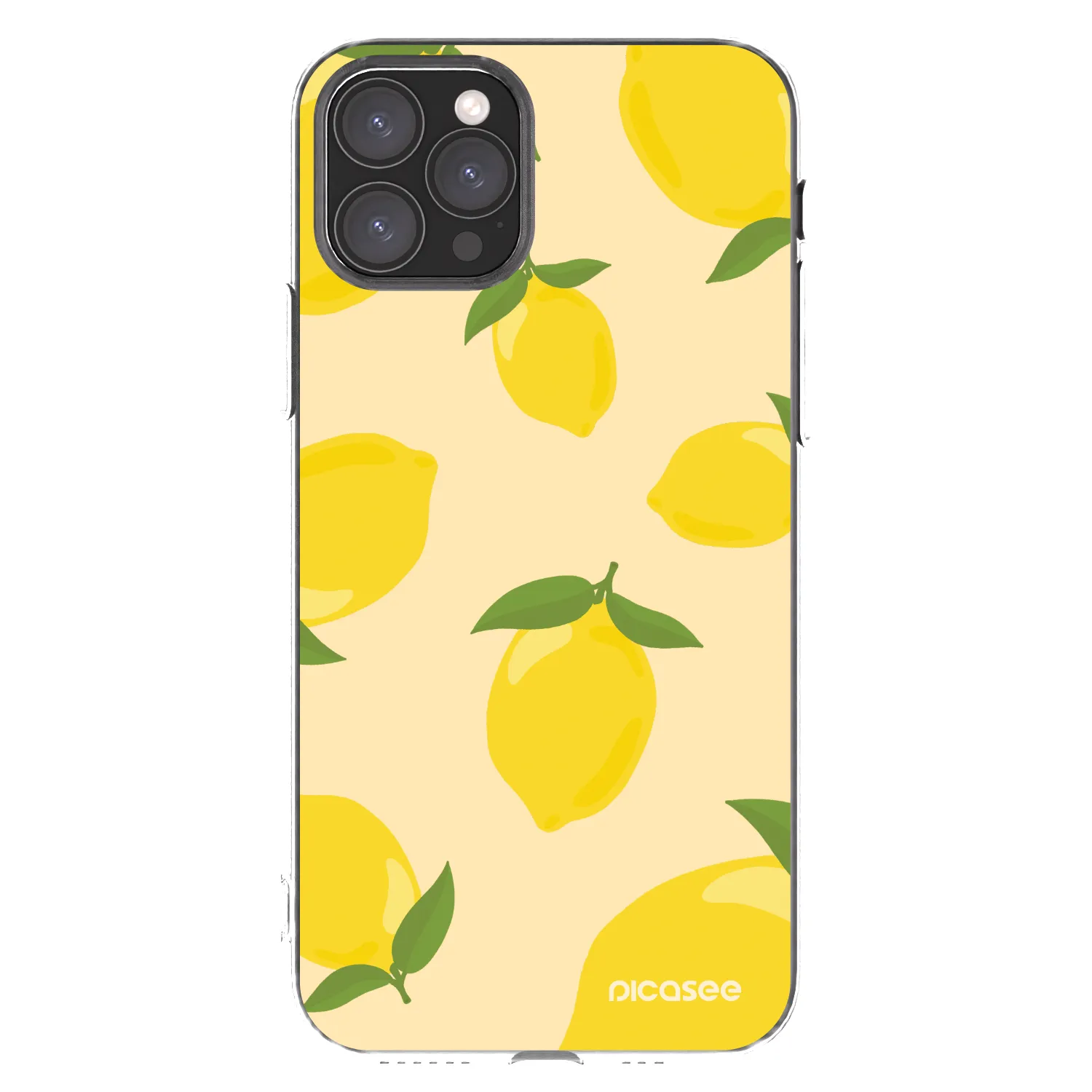 Picasee Apple iPhone 11 Pro Hülle - Transparentes Silikon - Limoncella