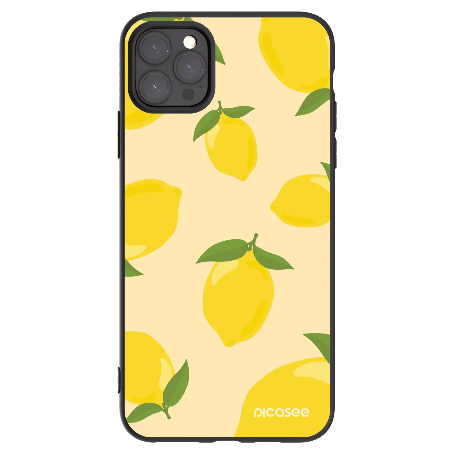 Picasee Apple iPhone 11 Pro Max Hülle - Schwarzes Silikon - Limoncella