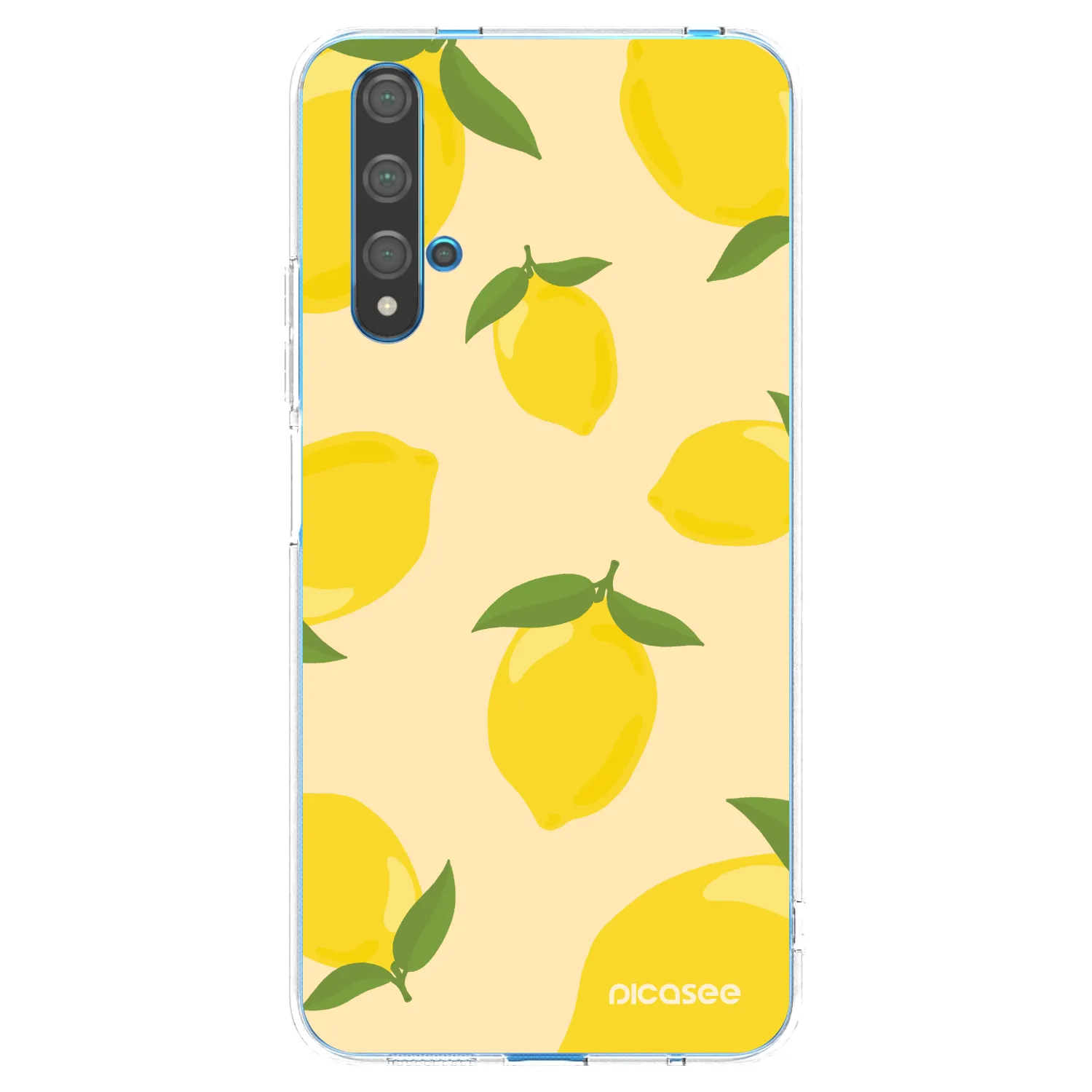 Picasee Huawei Nova 5T Hülle - Transparentes Silikon - Limoncella