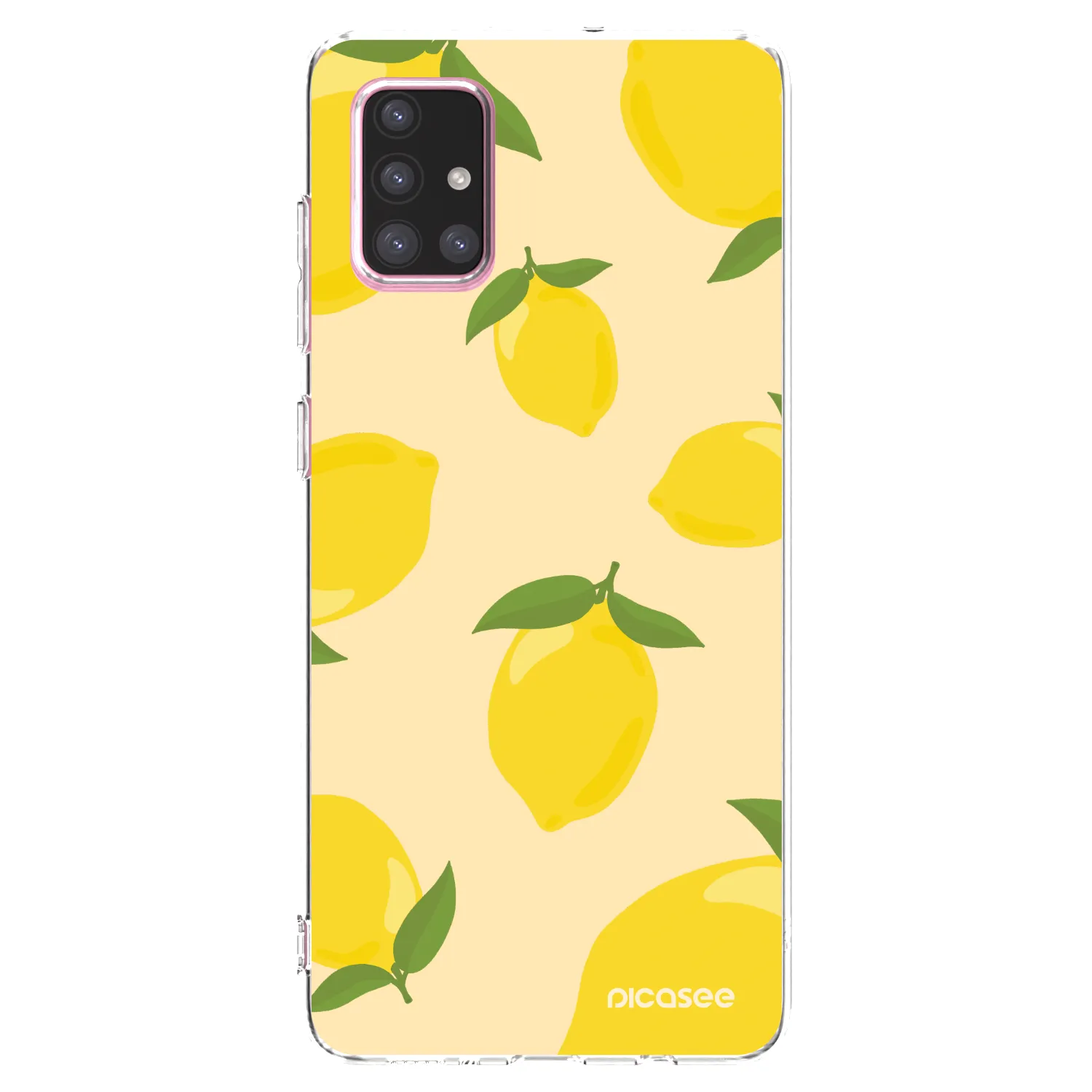 Picasee Samsung Galaxy A71 A715F Hülle - Transparentes Silikon - Limoncella