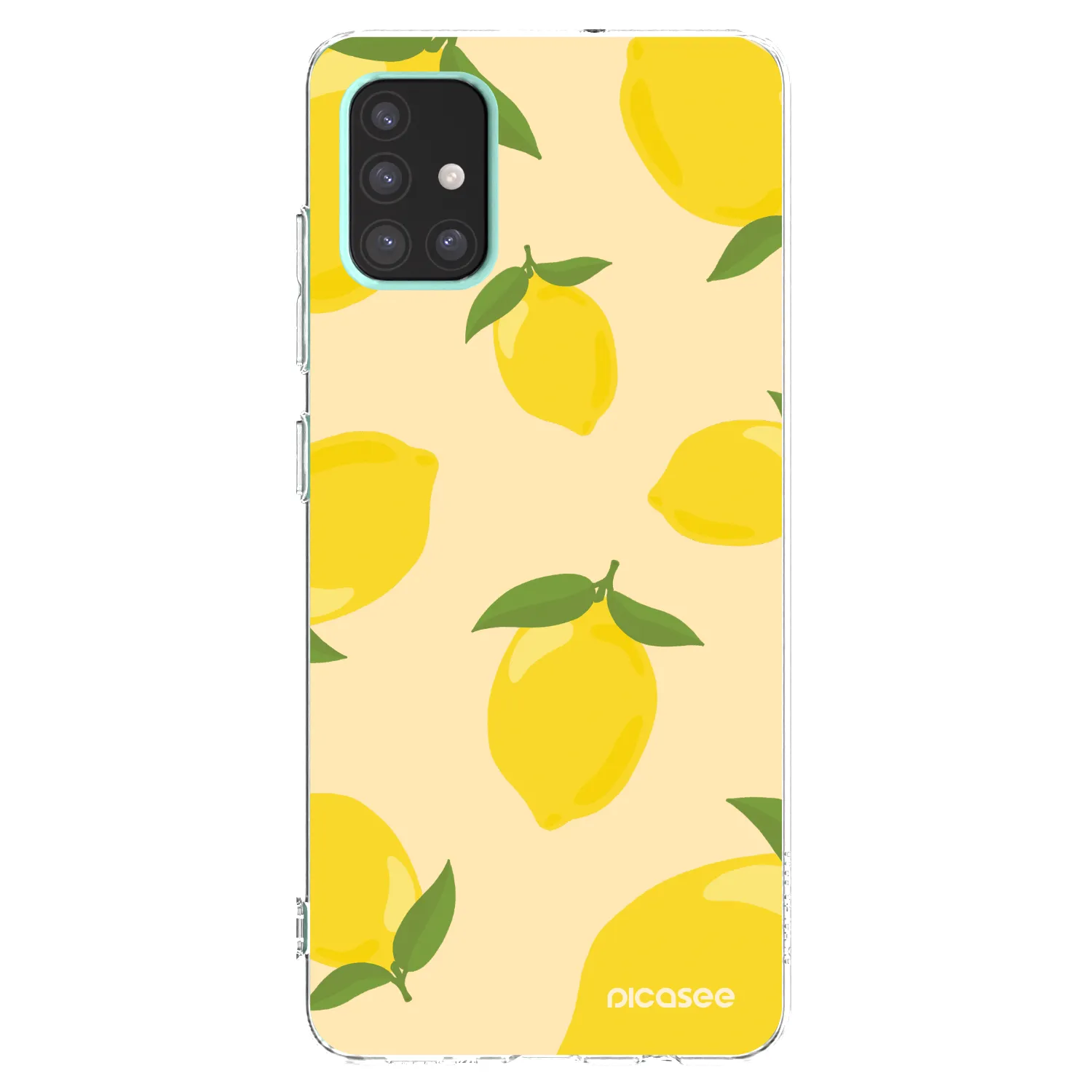 Picasee Samsung Galaxy A51 A515F Hülle - Transparentes Silikon - Limoncella