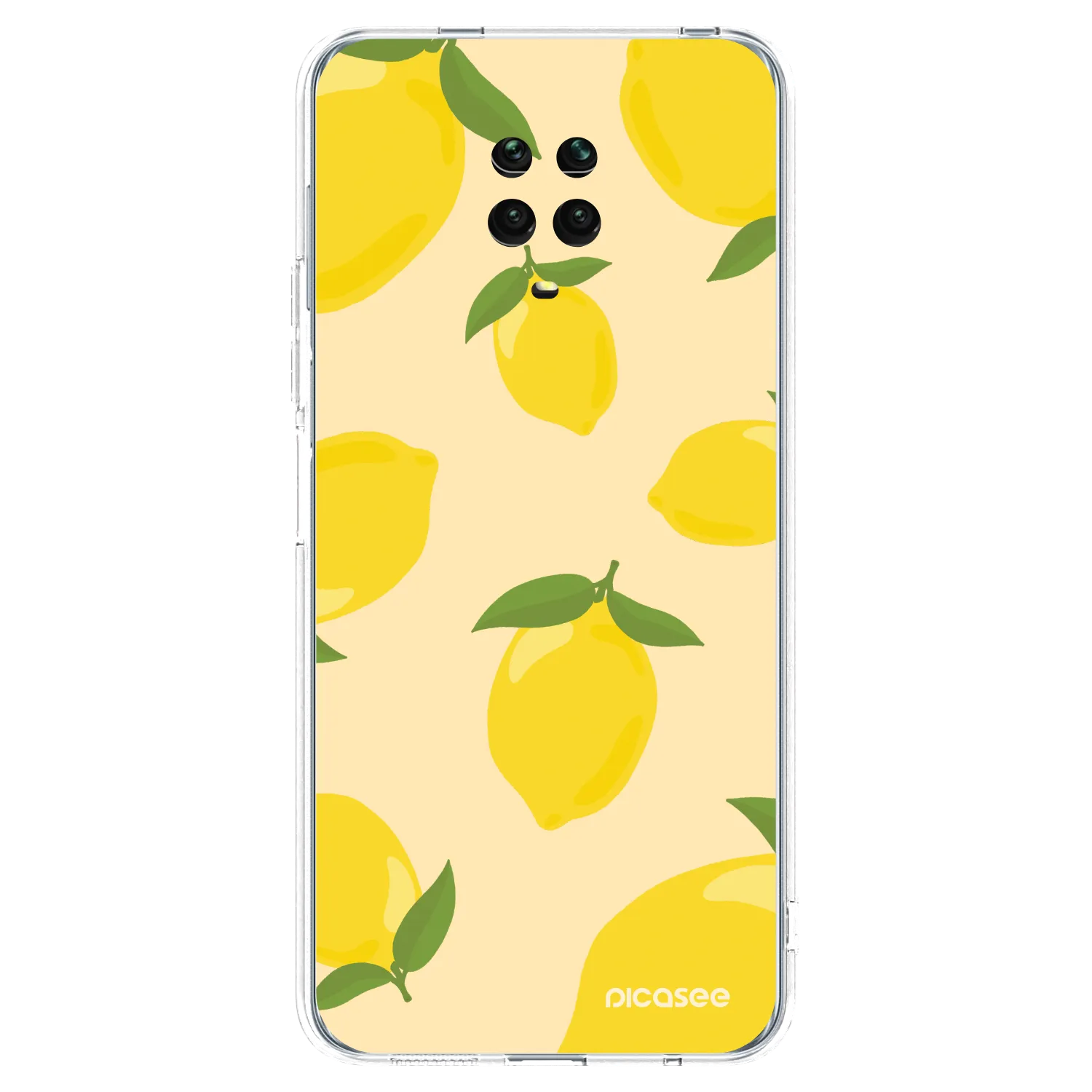 Picasee Xiaomi Redmi Note 9 Pro Hülle - Transparentes Silikon - Limoncella