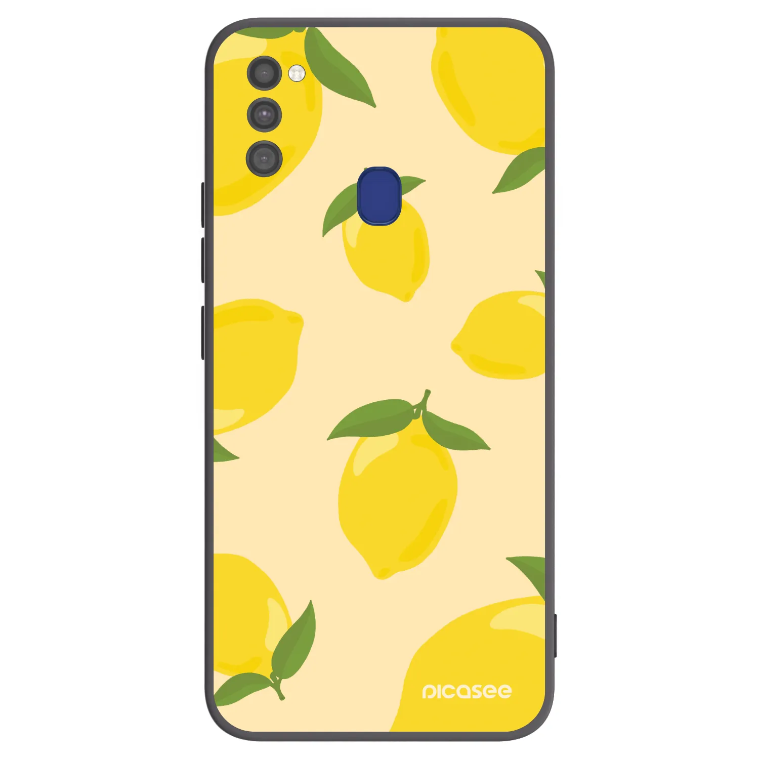 Picasee Samsung Galaxy M21 M215F Hülle - Schwarzes Silikon - Limoncella