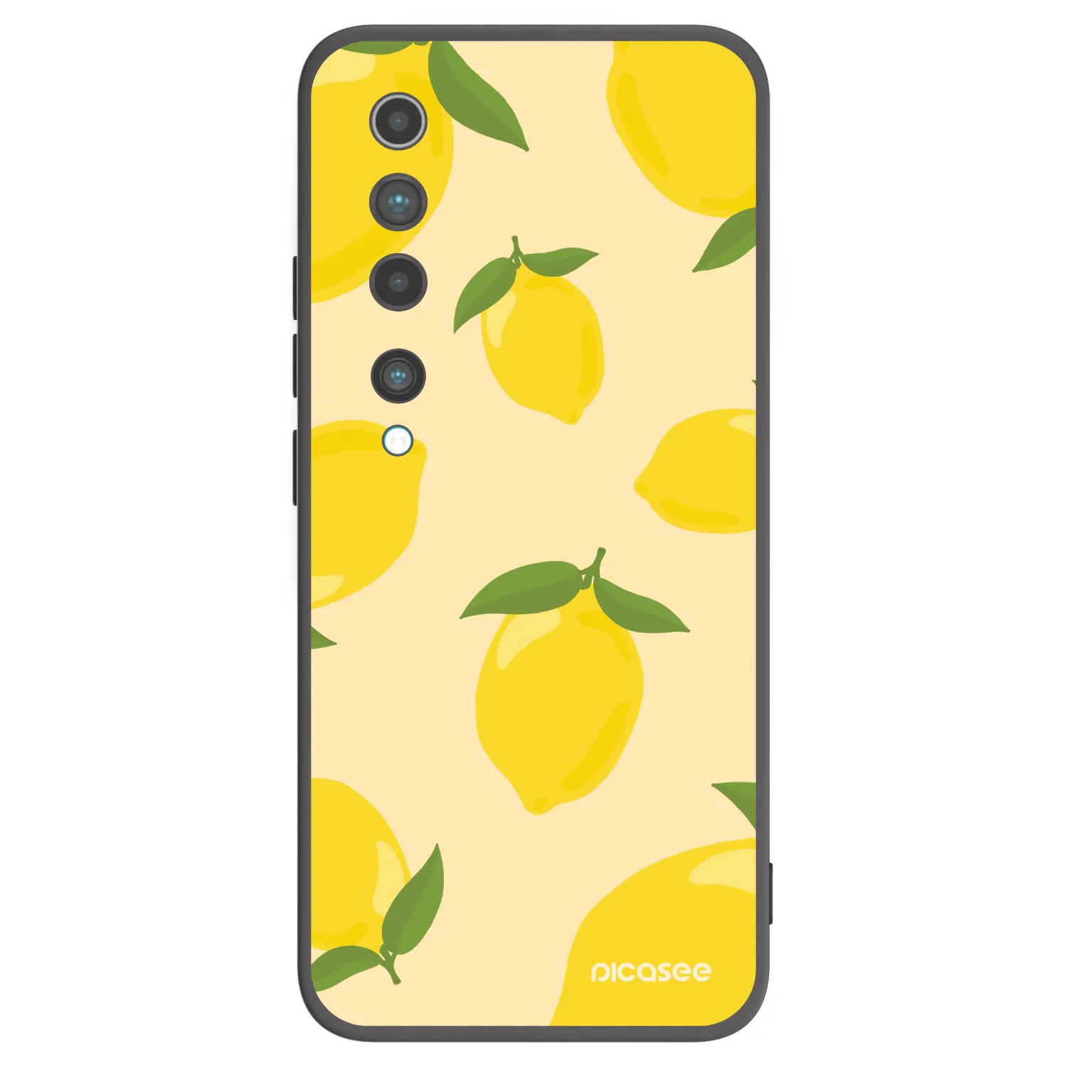 Picasee Xiaomi Mi 10 Hülle - Schwarzes Silikon - Limoncella