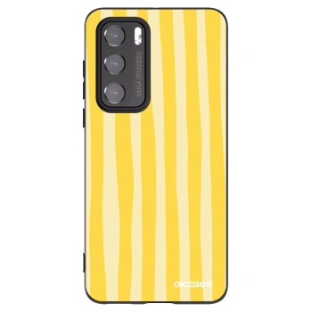 Hülle für Huawei P40 - Lines lemon