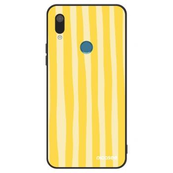 Hülle für Huawei Y7 2019 - Lines lemon