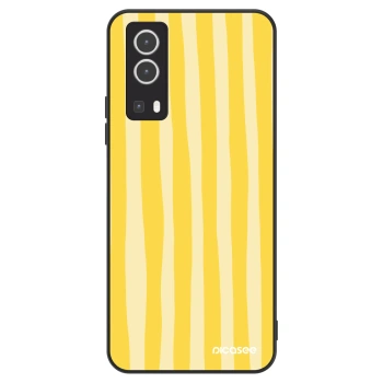 Hülle für Vivo Y72 5G - Lines lemon