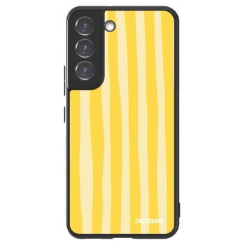 Hülle für Samsung Galaxy S22 5G - Lines lemon