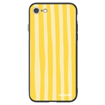 Picasee ULTIMATE CASE für Apple iPhone SE 2022 - Lines lemon