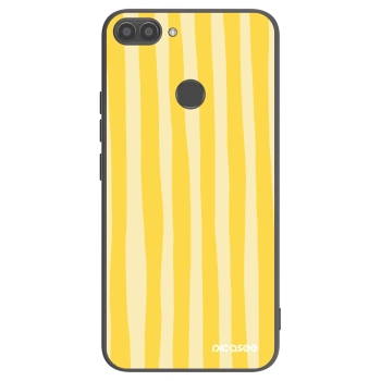Hülle für Huawei P Smart - Lines lemon