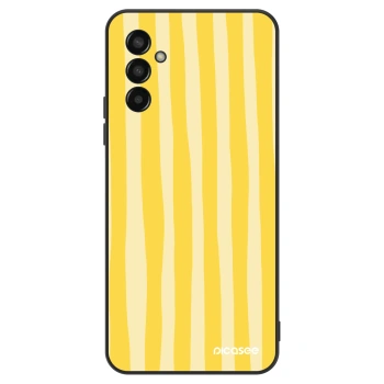 Hülle für Samsung Galaxy M13 M135F - Lines lemon