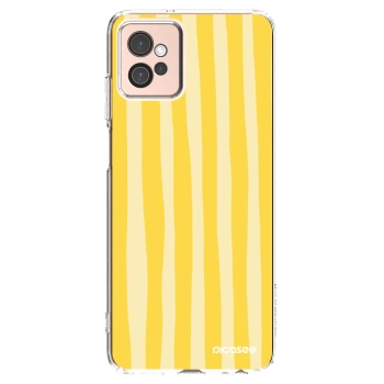 Hülle für Motorola Moto G32 - Lines lemon