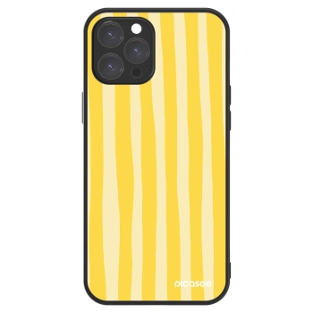 Picasee ULTIMATE CASE MagSafe für Apple iPhone 12 Pro Max - Lines lemon