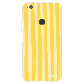 Picasee Huawei Mate 40 Pro Hülle - Transparentes Silikon - Lines lemon