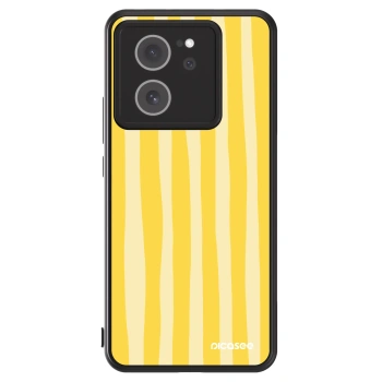 Hülle für Xiaomi 13T - Lines lemon