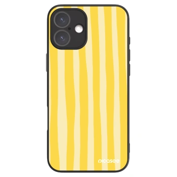 Picasee ULTIMATE CASE für Apple iPhone 16 Plus - Lines lemon