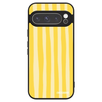 Hülle für Google Pixel 9 Pro - Lines lemon