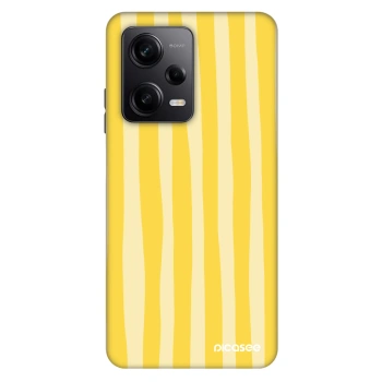Hülle für Xiaomi Redmi Note 12 Pro 5G - Lines lemon
