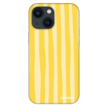 Hülle für Apple iPhone 13 mini - Lines lemon