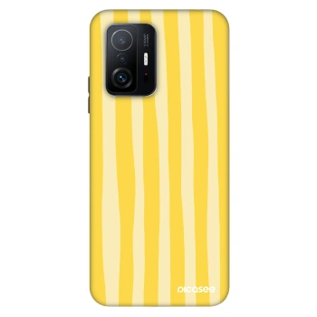 Hülle für Xiaomi 11T Pro - Lines lemon