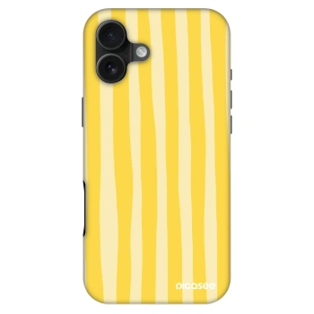Hülle für Apple iPhone 16 Plus - Lines lemon