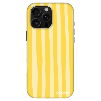 Hülle für Apple iPhone 16 Pro Max - Lines lemon