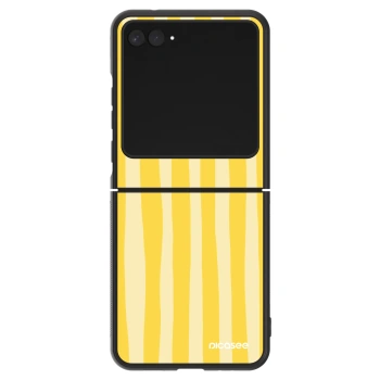 Hülle für Motorola Razr 60 - Lines lemon