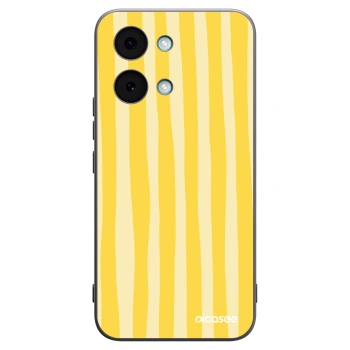 Picasee Xiaomi Poco X8 Pro Max Hülle - Schwarzes Silikon - Lines lemon