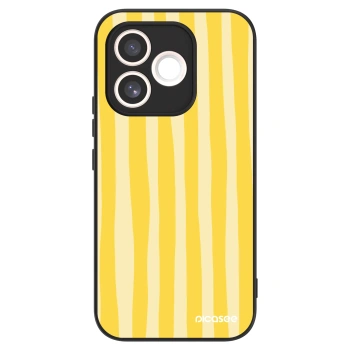 Hülle für Honor 600 Lite - Lines lemon