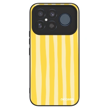 Hülle für Xiaomi Poco F8 Ultra - Lines lemon