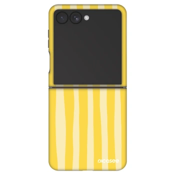 Hülle für Samsung Galaxy Z Flip7 5G - Lines lemon