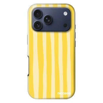 Hülle für Apple iPhone 18 Pro - Lines lemon