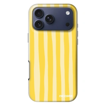 Hülle für Apple iPhone 18 Pro Max - Lines lemon