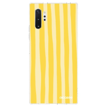 Hülle für Samsung Galaxy Note 10+ N975F - Lines lemon