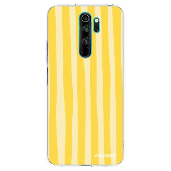 Hülle für Xiaomi Redmi Note 8 Pro - Lines lemon