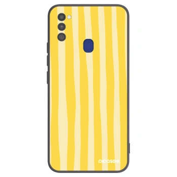 Hülle für Samsung Galaxy M21 M215F - Lines lemon