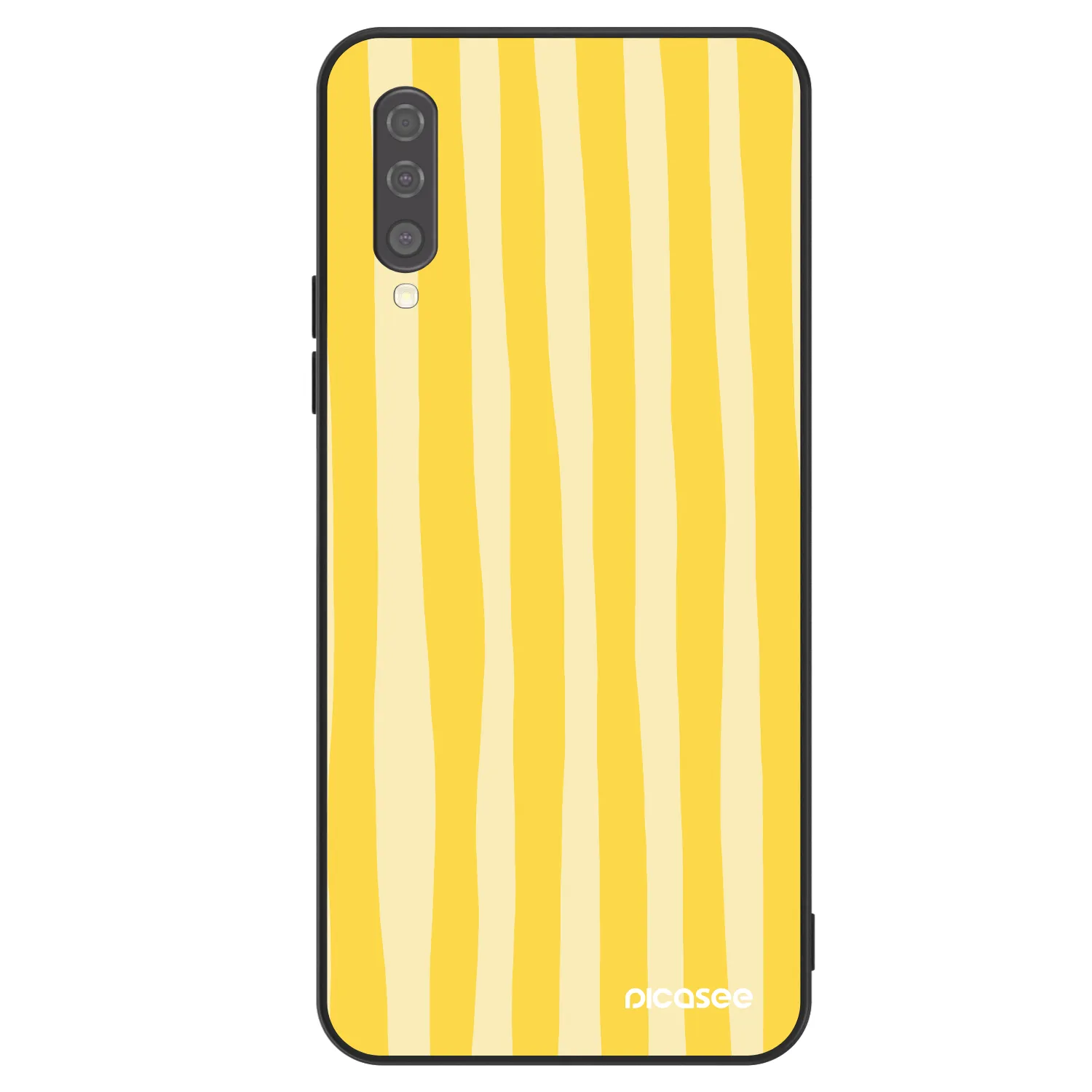 Picasee ULTIMATE CASE für Samsung Galaxy A50 A505F - Lines lemon