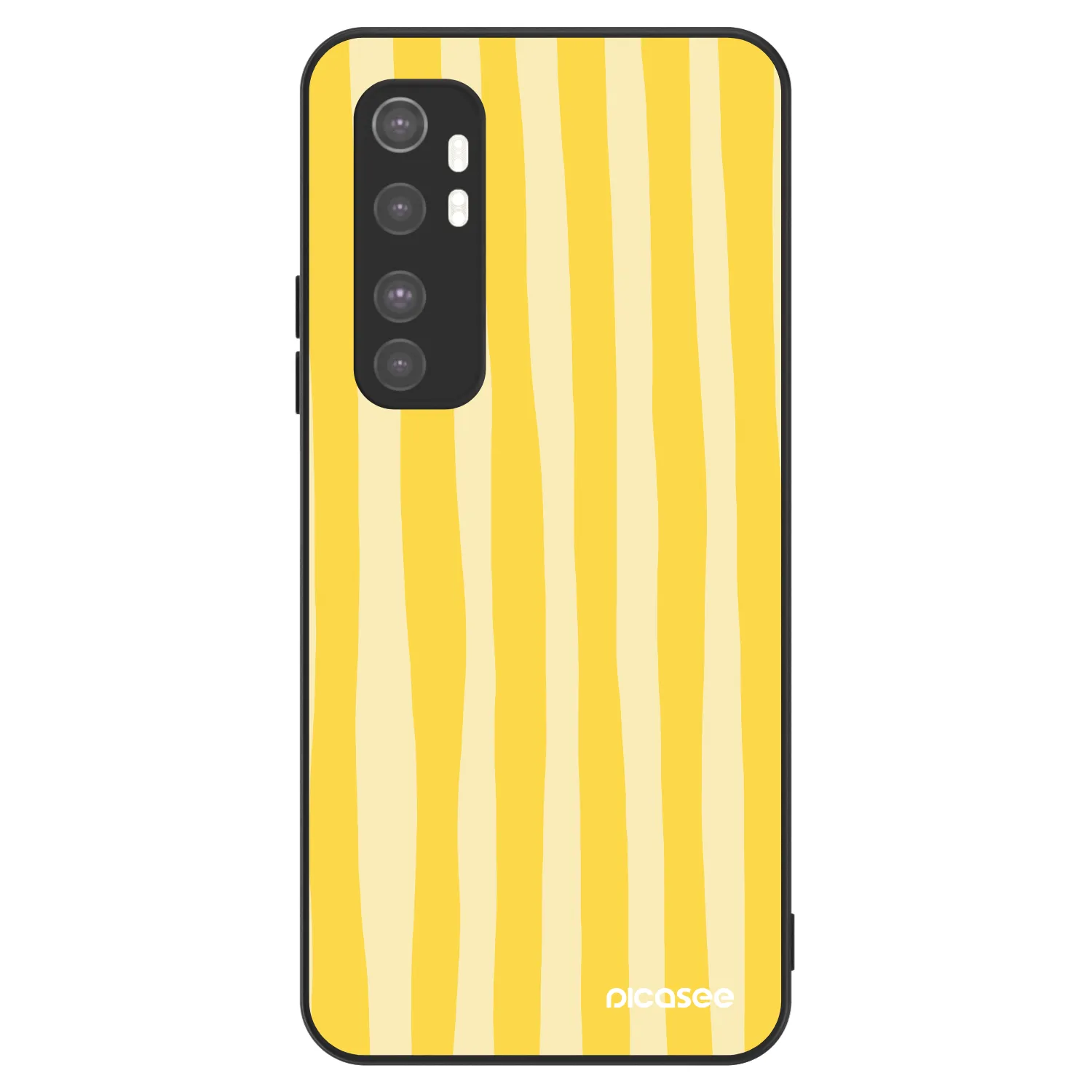 Picasee ULTIMATE CASE für Xiaomi Mi Note 10 Lite - Lines lemon