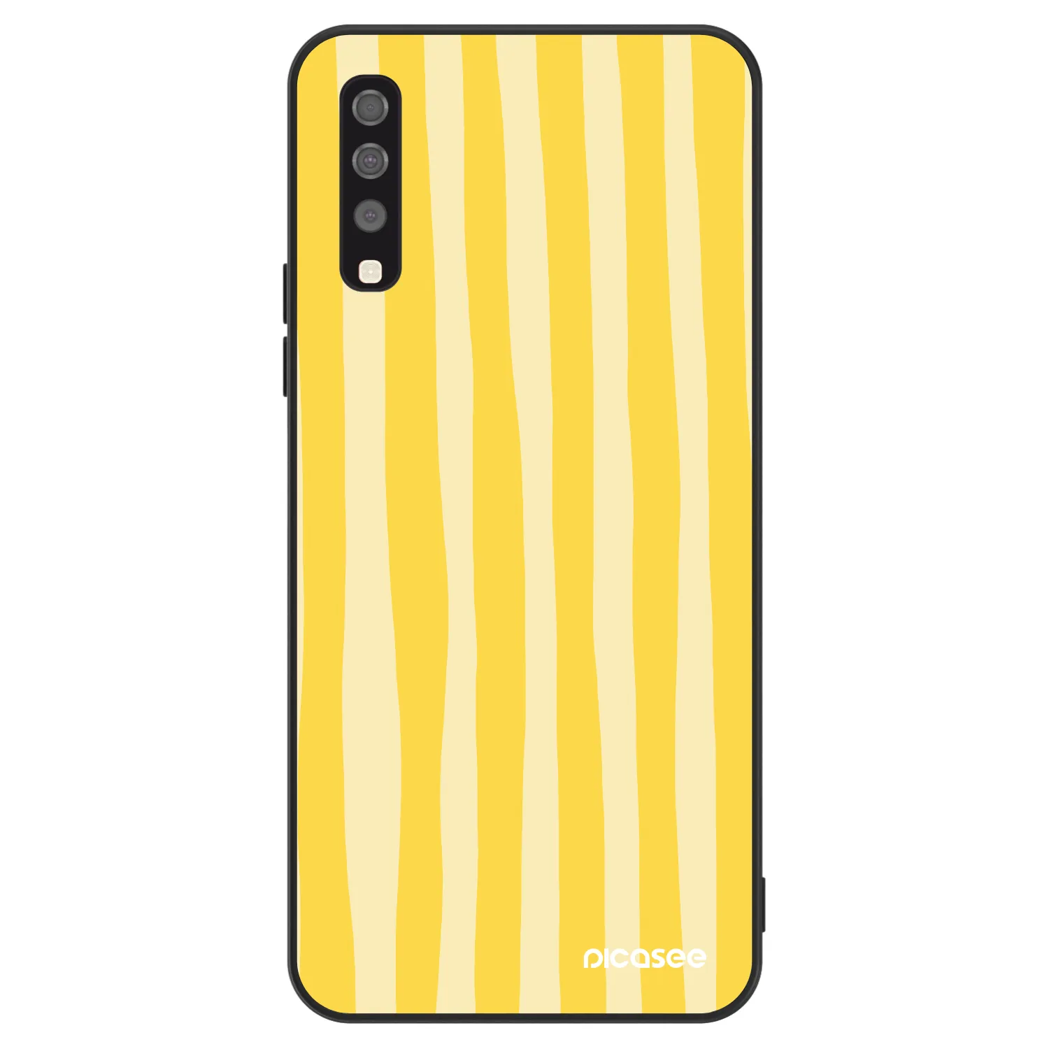 Picasee ULTIMATE CASE für Samsung Galaxy A70 A705F - Lines lemon